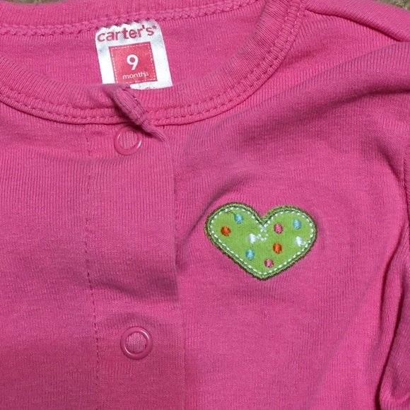 Carter’s Pink Snap Front jacket 9 MO - Picture 2 of 3